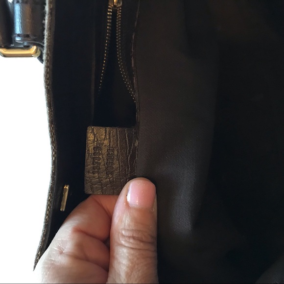 Gucci Beige/Chocolate Horsebit GG Tote Vintage - Picture 6 of 8